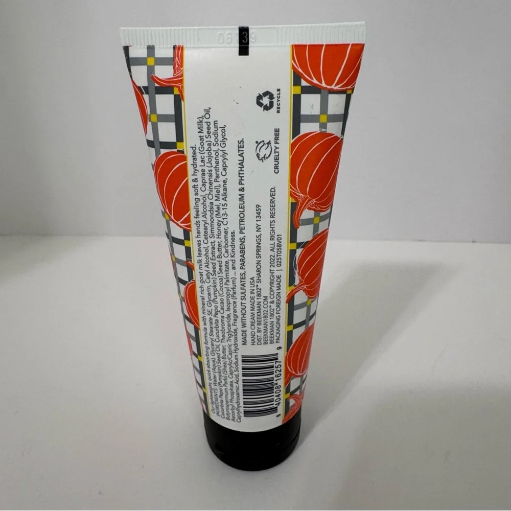 Beekman 1802 Brown Sugar Pumpkin Goat Milk Hand Cream 3.4 oz Full Size Sealed